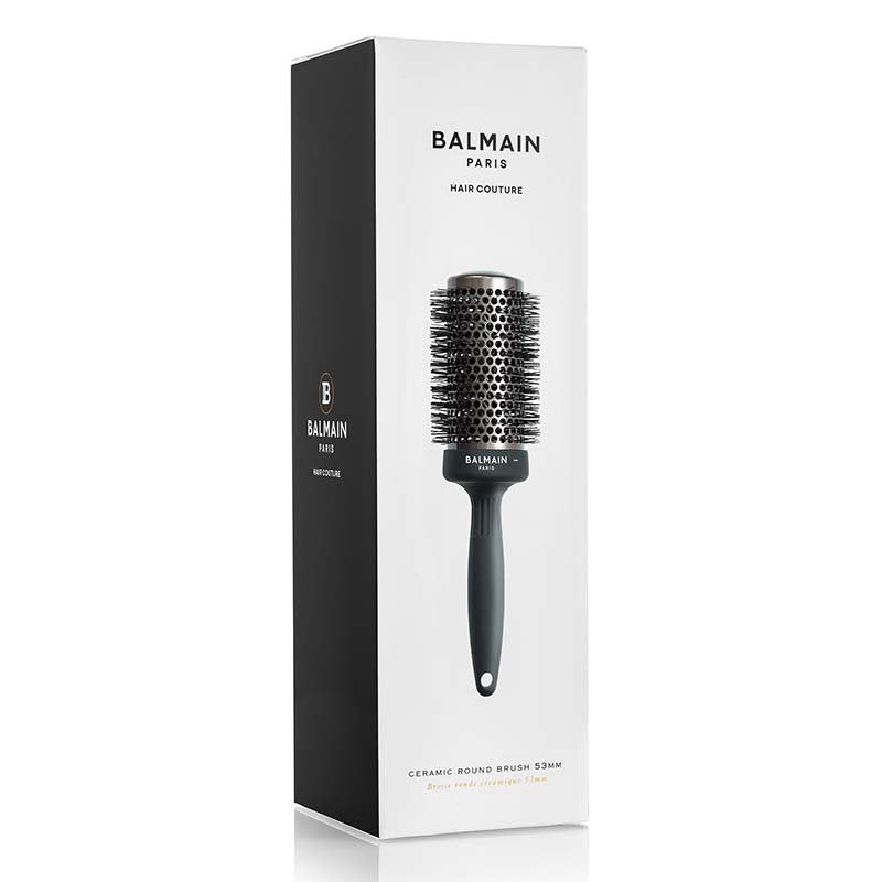 Balmain Professional Ceramic Round Brush stor rundbørste i sort, 53 mm