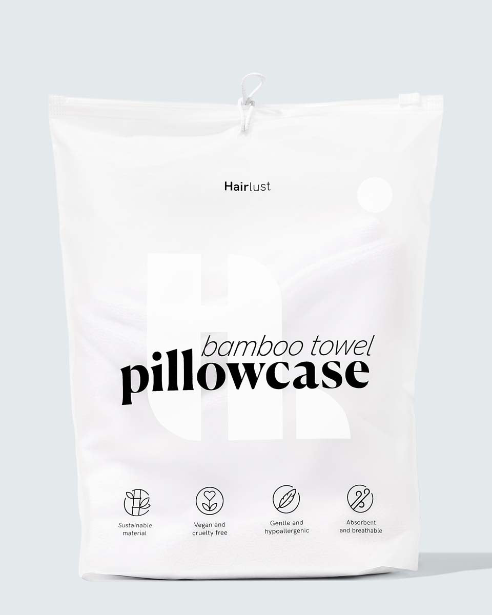 Pudebetræk i håndklædestof, Hairlust Bamboo Towel Pillowcase