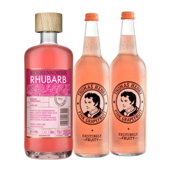 Se Rhubarb & Grapefruit Månedens Cocktail Drinkspakke ✔ Kæmpe udvalg i Koskenkorva - Køb online på udsalg og tilbud lige nu ✔ Billig fragt og hurtig levering - Varenummer: Barlife-1334155 og på lager - Udsalg på Drikkevarer - Drinkspakker - Likør Drinkspakker Spar stort – op til 53% - Eksklusivt udsalg på over 2.739 mærker
