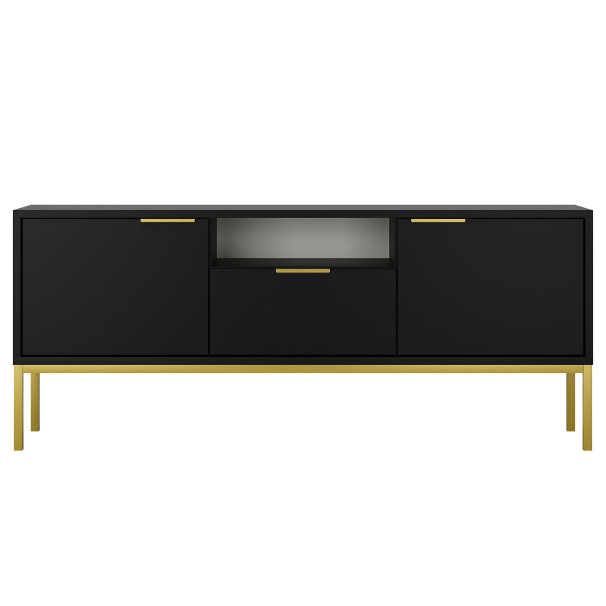 Se KOCOT Austin TV-bord 135, m. 2 låger, 1 hylde, 1 skuffe - sort laminat og guld stål (135x33) ❤ Kæmpe udvalg i Kocot - Køb online på udsalg og tilbud lige nu ❤ Meget billig fragt og hurtig levering - Varenummer: Boboonline-121844 og barcode / Ean: 5903282061781 på lager - Udsalg på Møbler,Borde,TV-Borde,
Møbler,
Borde,
Sorte TV-Borde,
Store TV-Borde,
Dagligstue, Op til 63% rabat - Kendte mærker på udsalg – over 1.329 brands