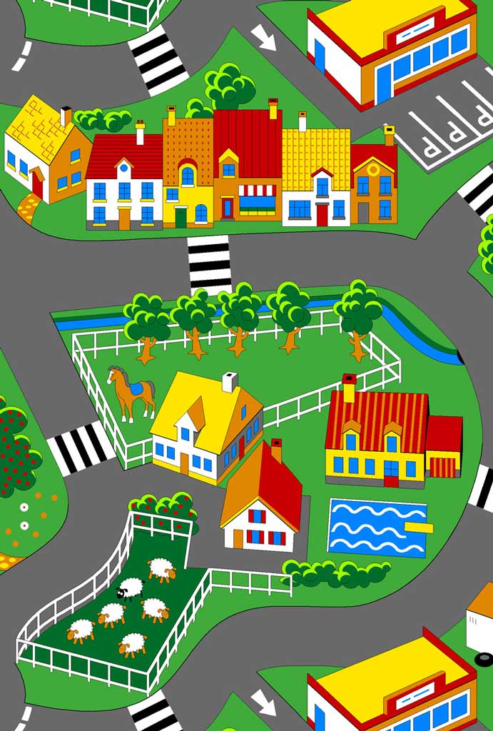 Se Bil Legetæppe Landsbylivet 100 x 165 cm ✔ Kæmpe udvalg i Associated Weavers - Køb online på udsalg og tilbud lige nu ✔ Billig fragt og hurtig levering - Varenummer: MMAction-177057 og 5413928806091 på lager - Udsalg på Bil Trafik Gulvtæpper til Børn Op til 61% rabat - Over 1.329 mærker på online udsalg