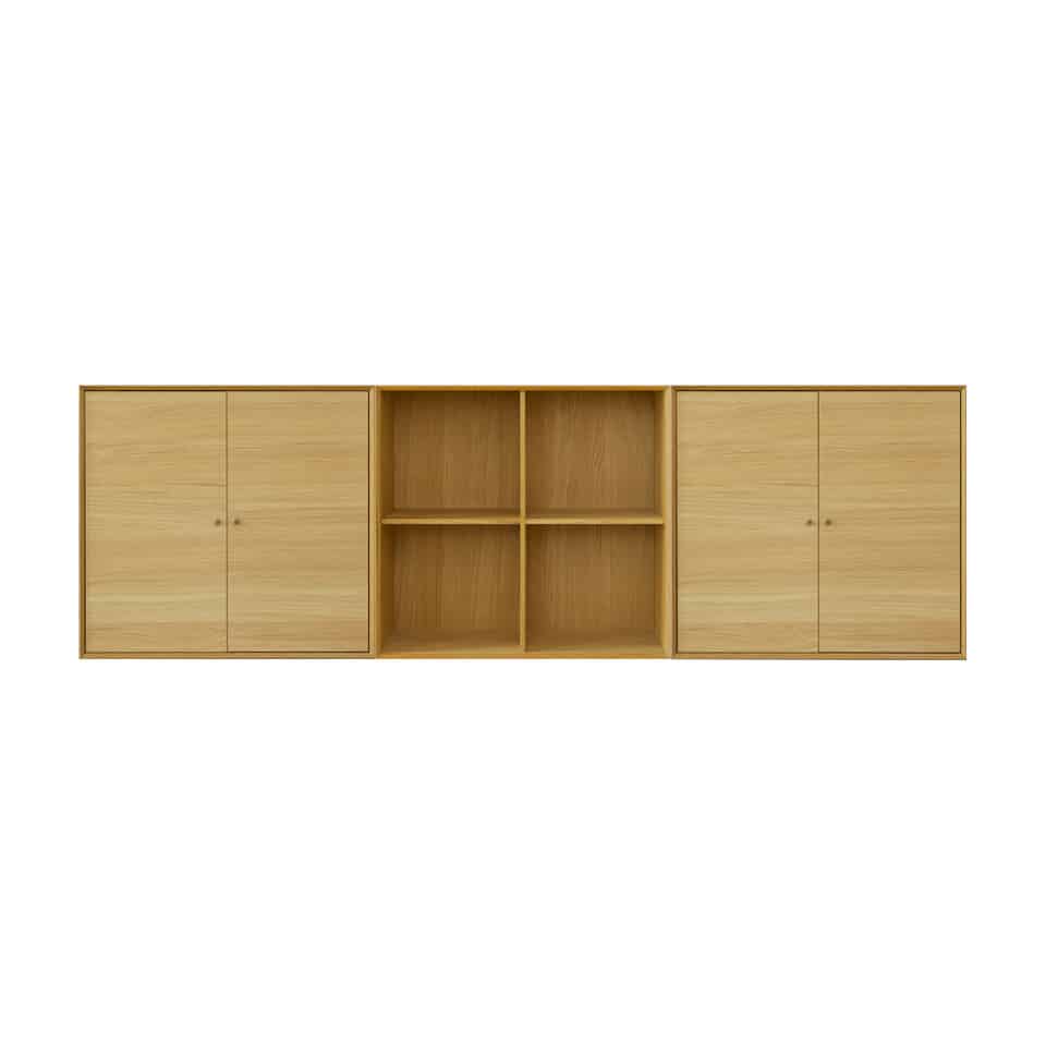 Opbevaring i eg: The Box Kombination 5 reolopstilling fra Storage & Shelves