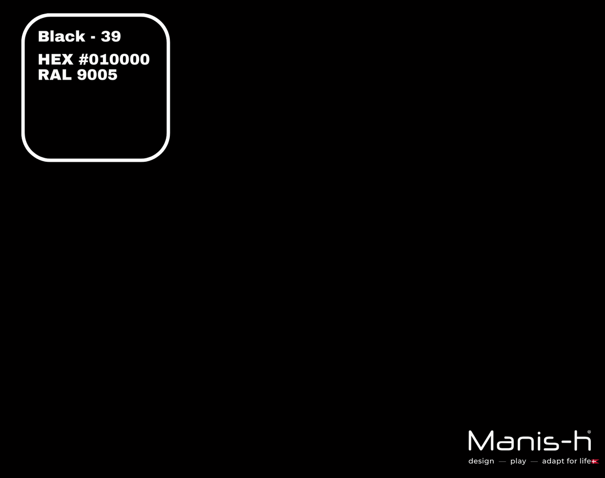 Sort Manis-h Classic sengehest med sprosser, 160 cm