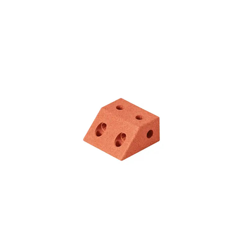 Modu Block Angle byggeklods i farven Burnt Orange