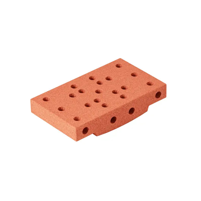 Modu Block Base byggeklods i farven Burnt Orange