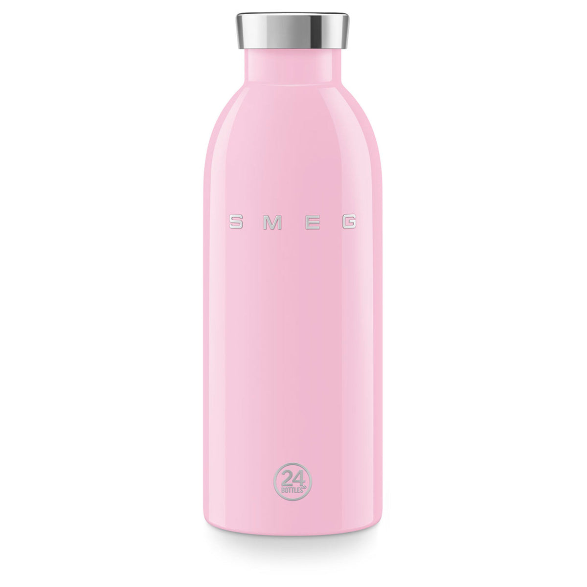 Pink Smeg vandflaske WBF01PK på 0,5 liter med pastelfarve