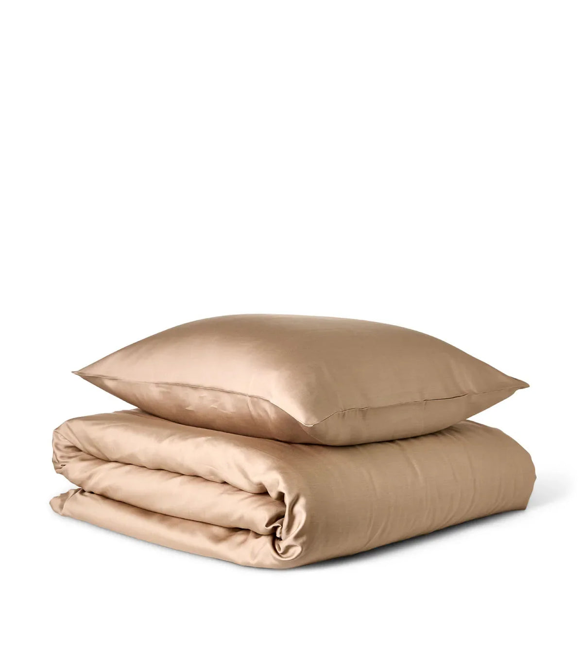Beige Bremdals sengetøj i bambus, størrelse 140 x 220 cm