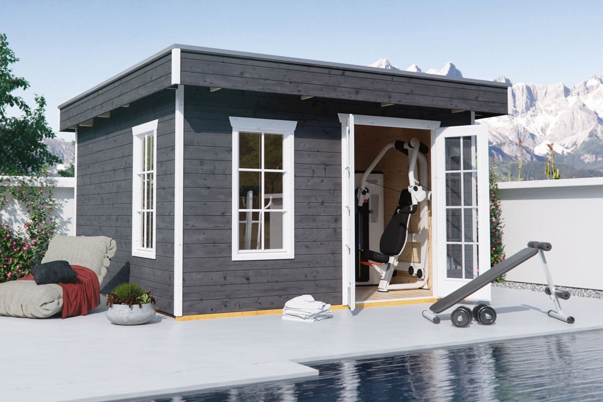 Brenda 2 moderne og elegant havehus på 14,4 m² fra Sølund Huse