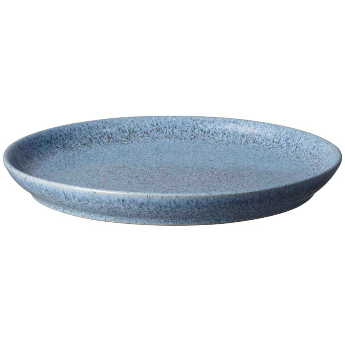 Rund Denby Studio Blue tallerken i flint på 26 cm