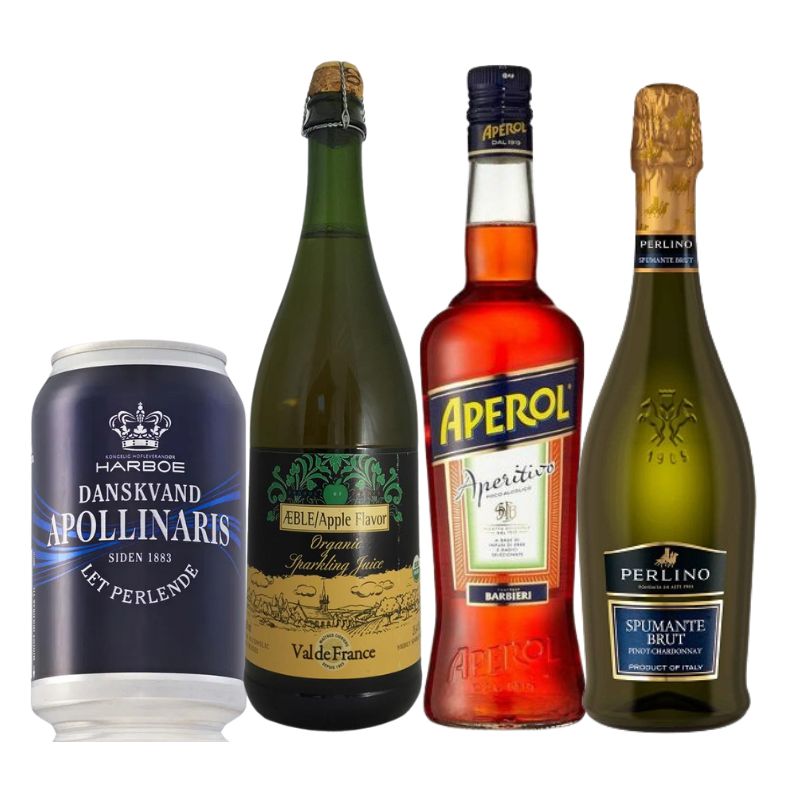 Drinkspakke til Apple Cider Aperol Spritz med Aperol, æblecider og Perlino Spumante
