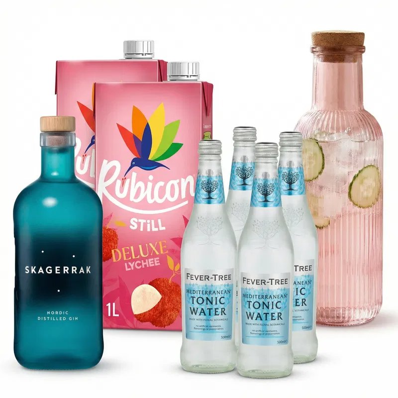 Se Lychee Gin & Tonic Pitcher Drinkspakke ✔ Kæmpe udvalg i Bolig Magasin - Køb online på udsalg og tilbud lige nu ✔ Meget billig fragt og hurtig levering - Varenummer: Barlife-1553782 og på lager - Udsalg på Drikkevarer - Drinkspakker - Gin Drinkspakker Store besparelser – op til 77% - Et af Danmarks største udvalg – 2.739+ mærker