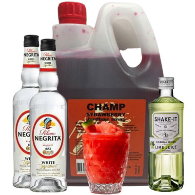 Se Strawberry Daiquiri Slush Ice Drinkspakke ✔ Kæmpe udvalg i  Bundle - Køb online på udsalg og tilbud lige nu ✔ Hurtig levering: 1 - 2 Hverdage samt billig fragt - Varenummer: BAR-1392024 og barcode / Ean:  på lager - Udsalg på Hjem og have | Køkken og spisestue | Barudstyr Spar op til 67% - Over 1300 kendte brands på udsalg