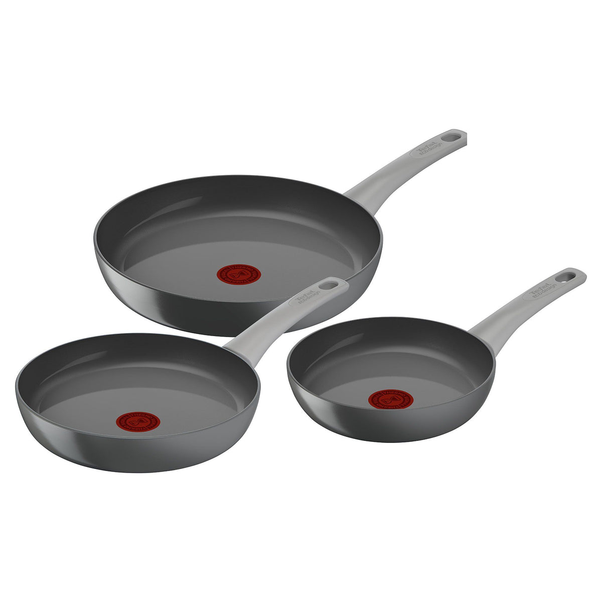 Tefal Renew ON sæt med tre stegepander i 20, 24 og 28 cm