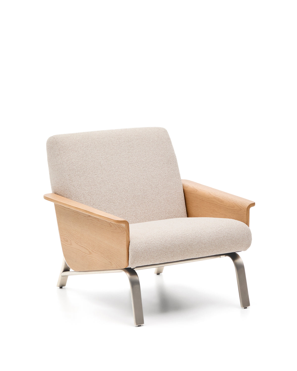 Se KAVE HOME Amsen lænestol, m. armlæn - beige chenille, egetræskrydsfiner, børstet rustfrit stål ❤ Kæmpe udvalg i Kave Home - Køb online på udsalg og tilbud lige nu ❤ Meget billig fragt og hurtig levering: 1 - 2 hverdage - Varenummer: Boboonline-123154 og barcode / Ean: 8447305043448 på lager - Udsalg på Møbler,Stole,Lænestole,
Møbler,
Stole,
Lænestole i stof,
Hvilestole,
Dagligstue, Spar op til 51% - Over 785 kendte brands på udsalg
