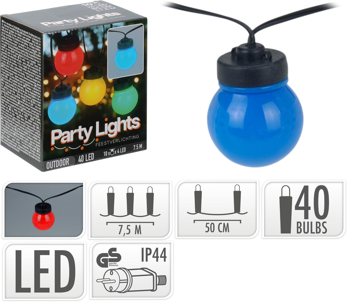 Se Lyskæde LED multifarvet 10 kugler ❤ Kæmpe udvalg i Bolig og Haven - Køb online på udsalg og tilbud lige nu ❤ Hurtig levering til lave fragtpriser - Varenummer: Bolig&Haven-47865869795658 og barcode / Ean: 8719202556612 på lager - Udsalg på Spar stort – op til 59% - 2.739+ brands samlet til lave priser