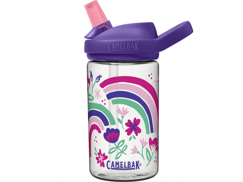 Se CamelBak Eddy+ Kids - Drikkeflaske - 0,4 liter - Rainbow Floral ✔ Kæmpe udvalg i Camelbak ✔ Meget billig fragt og hurtig levering: 1 - 2 hverdage - Varenummer: CKP-886798030593 og barcode / Ean: &
