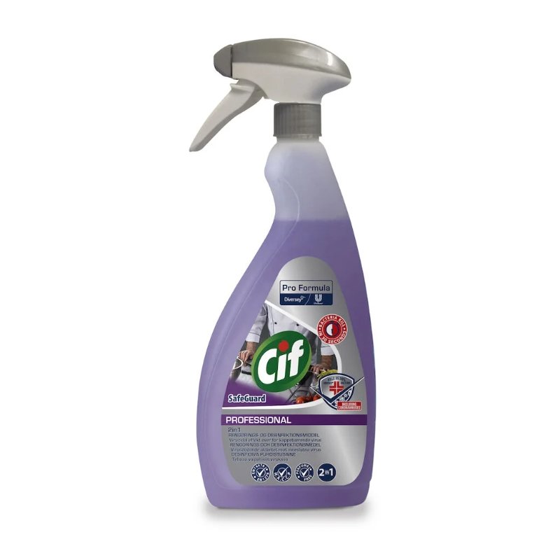 Cif Professional 750 ml spray til rengøring og desinfektion