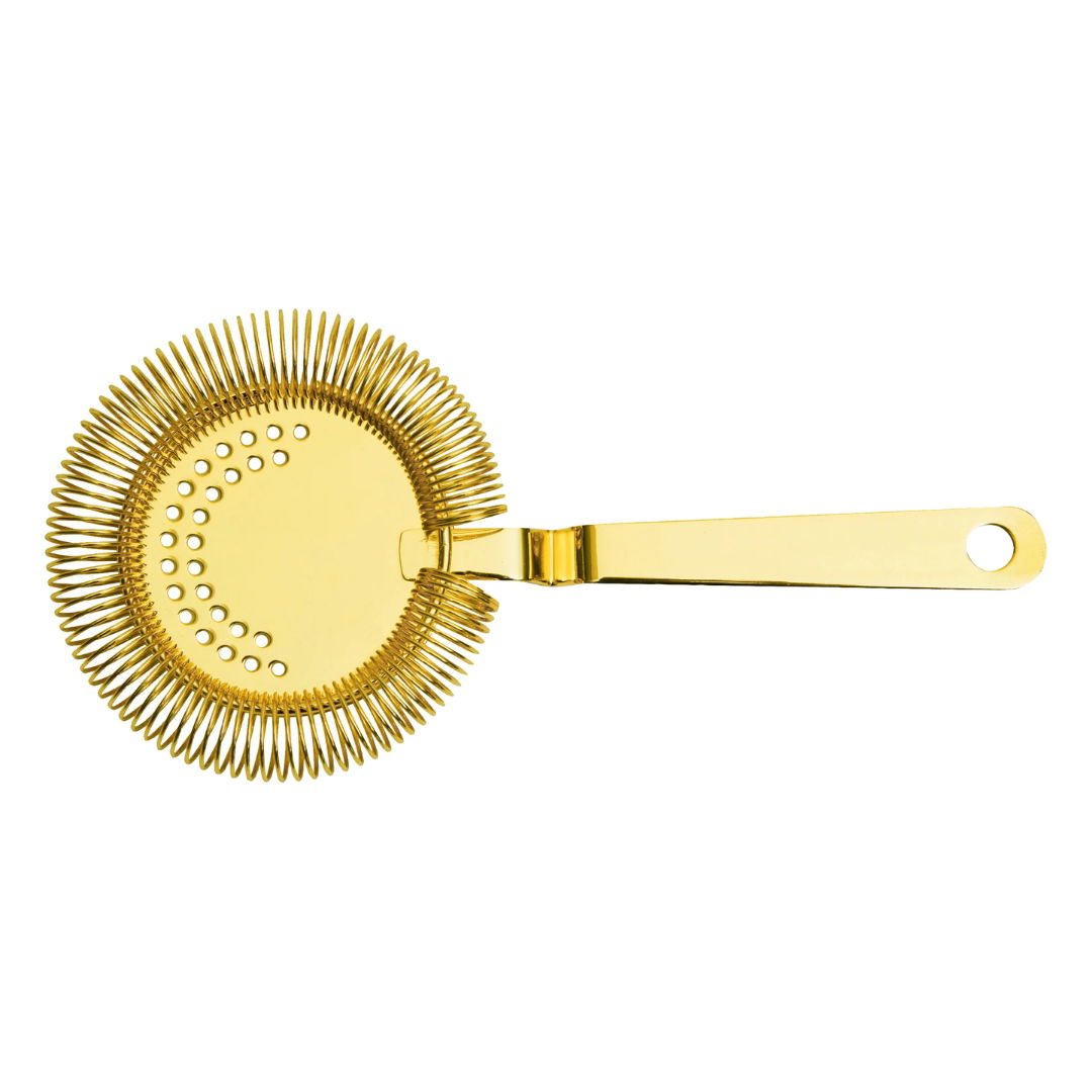 Se Barprofessional Hawthorn Strainer Guld ✔ Kæmpe udvalg i Barprofessional - Køb online på udsalg og tilbud lige nu ✔ Super billig fragt og lynhurtig levering - Varenummer: Barlife-1420052 og 8718215105169 på lager - Udsalg på Barudstyr - Barværktøj - Strainers Spar stort – op til 59% - Over 2.739 mærker med kæmpe udsalg