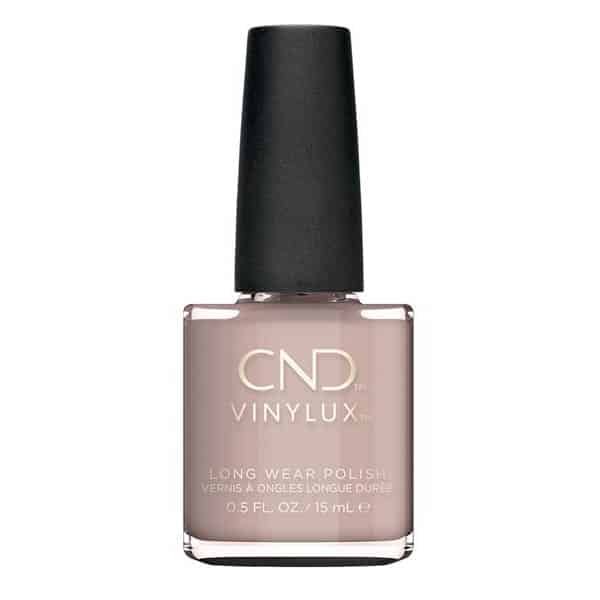 Flaske CND Vinylux Field Fox #185, varm dæmpet beige-nude neglelak