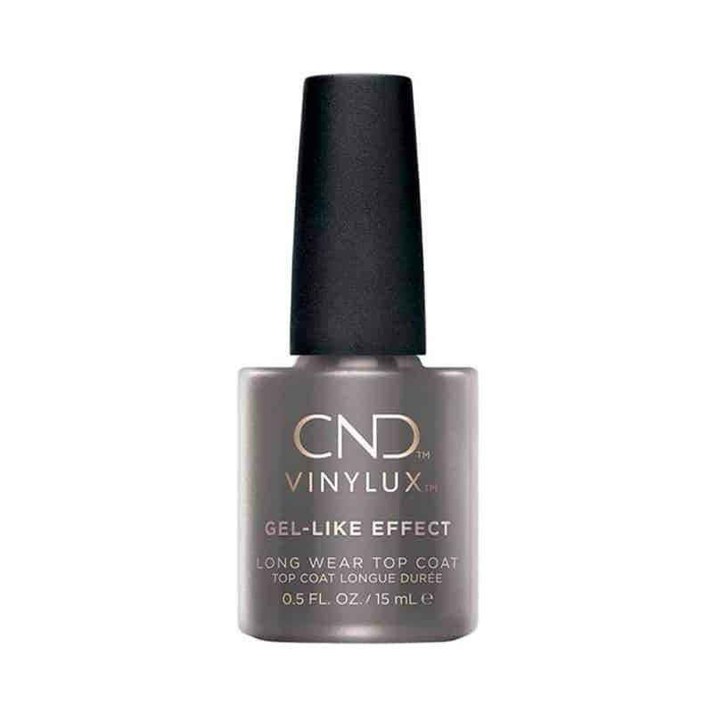 Flaske CND Vinylux Gel Effect Top Coat på 15 ml, overlak til neglelak