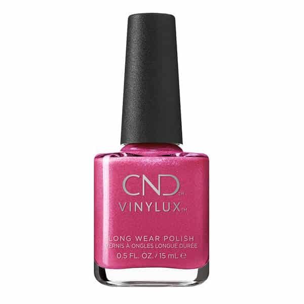 Flaske CND Vinylux Happy Go Lucky #414, varm solskinsgul neglelak