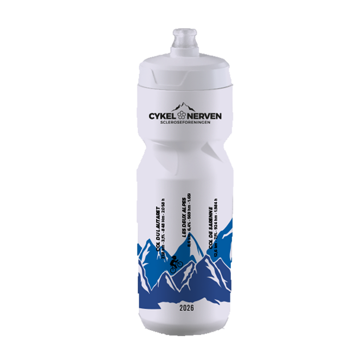 PurePower Cykelnerven Hydro Bottle, drikkedunk på 800 ml i specialdesign