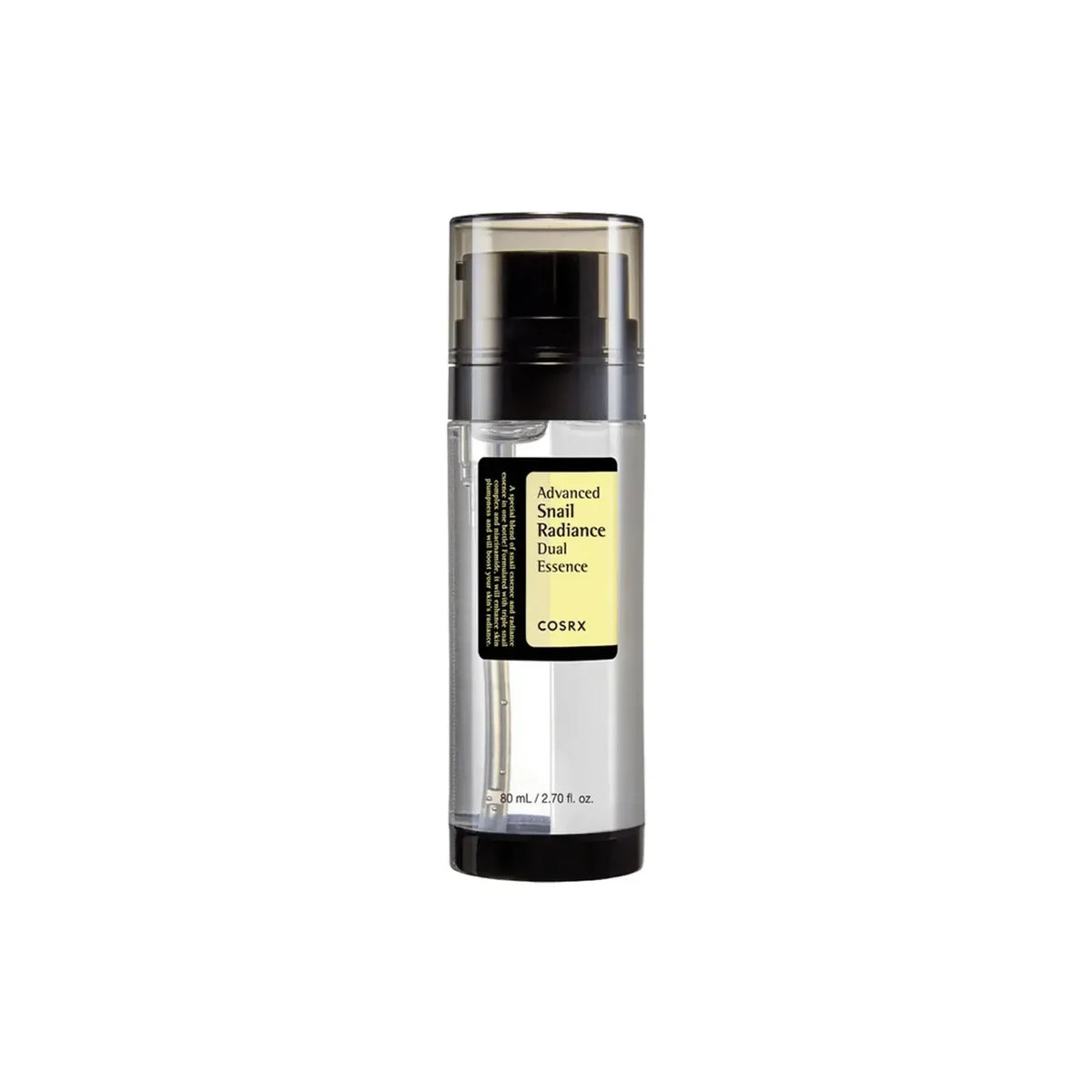 Cosrx Advanced Snail Radiance Dual Essence, 2-i-1 essens i 80 ml