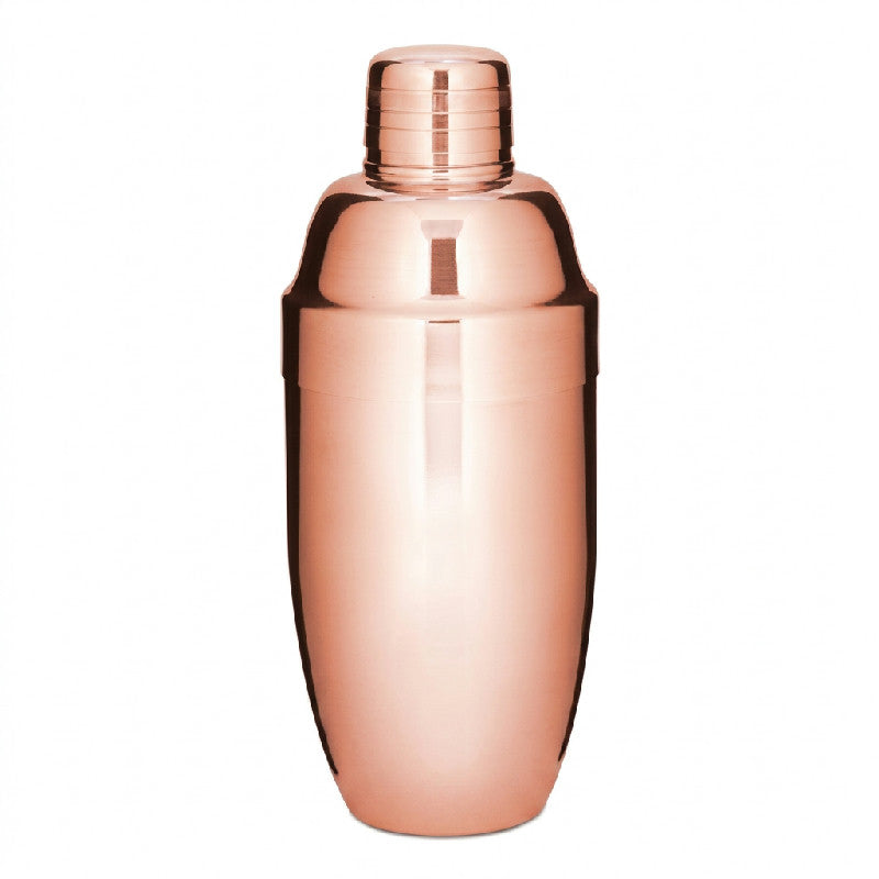 Beaumont Kobber Shaker deluxe, 3-delt cocktailshaker i kobber på 750 ml