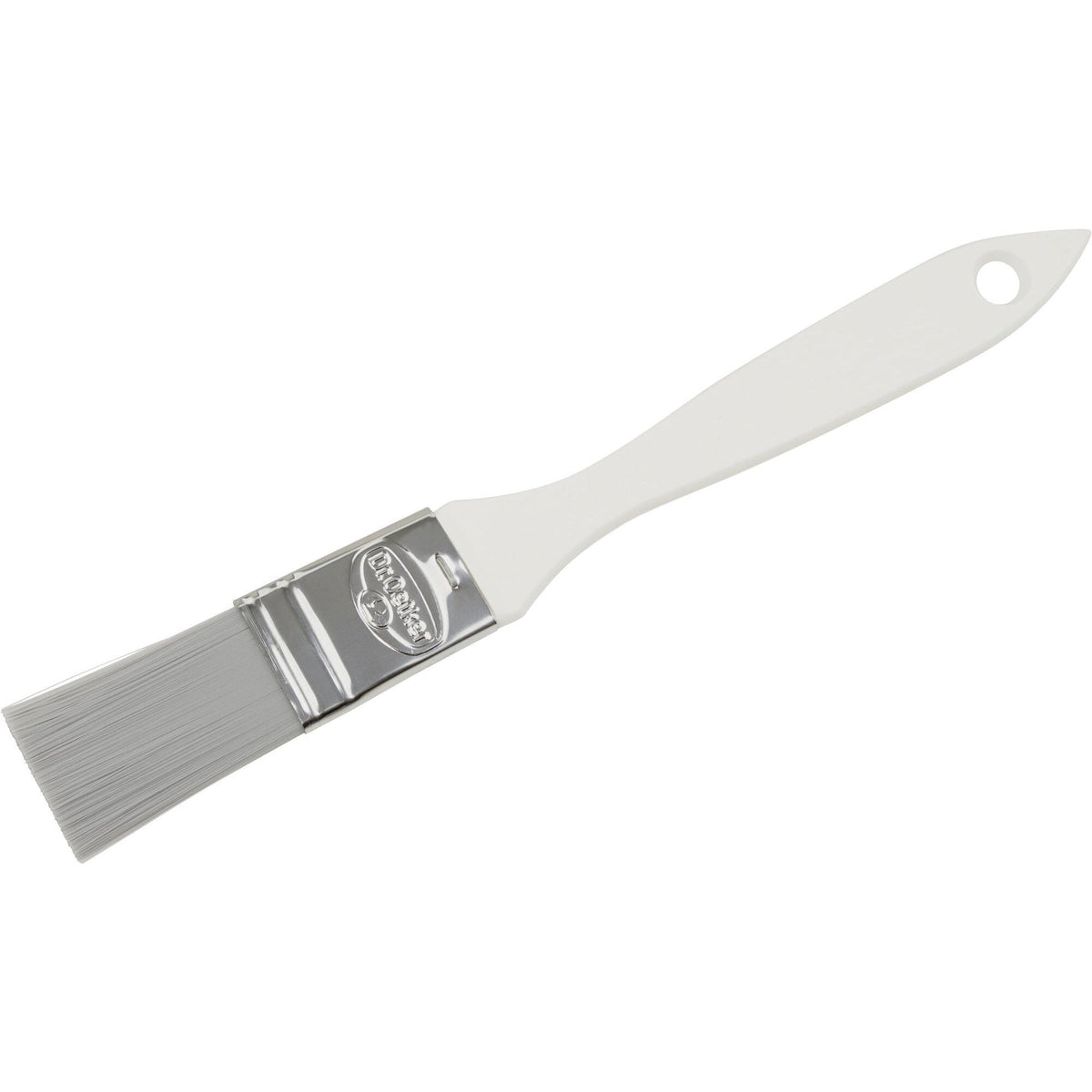 Hvid Dr. Oetker bagepensel på 20 cm med non-stick belægning