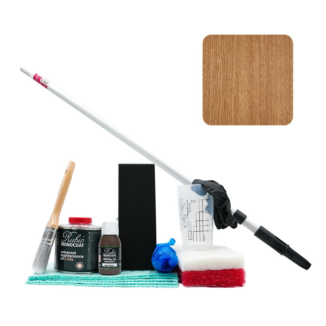 Rubio Monocoat Floor Care Bundle, vedligeholdelsespakke til oliebehandlede gulve
