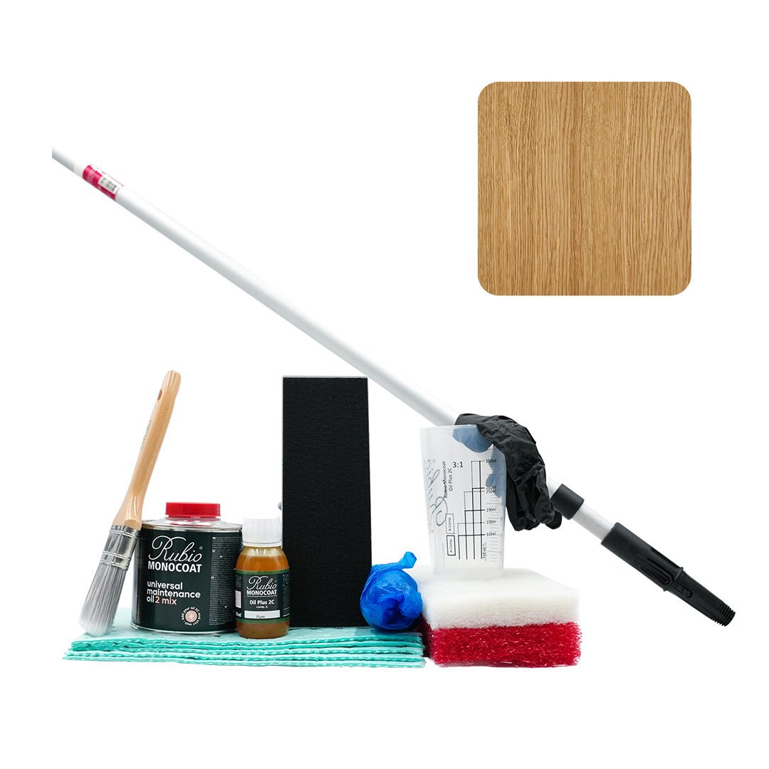 Rubio Monocoat Floor Care Bundle, vedligeholdelsespakke til oliebehandlede gulve