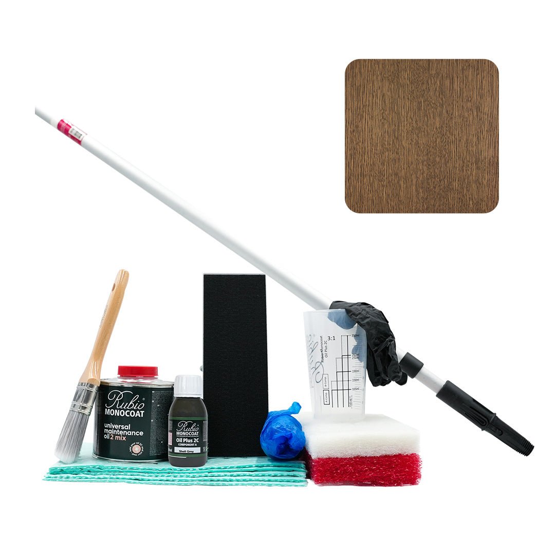 Rubio Monocoat Floor Care Bundle, vedligeholdelsespakke til oliebehandlede gulve efter renovering