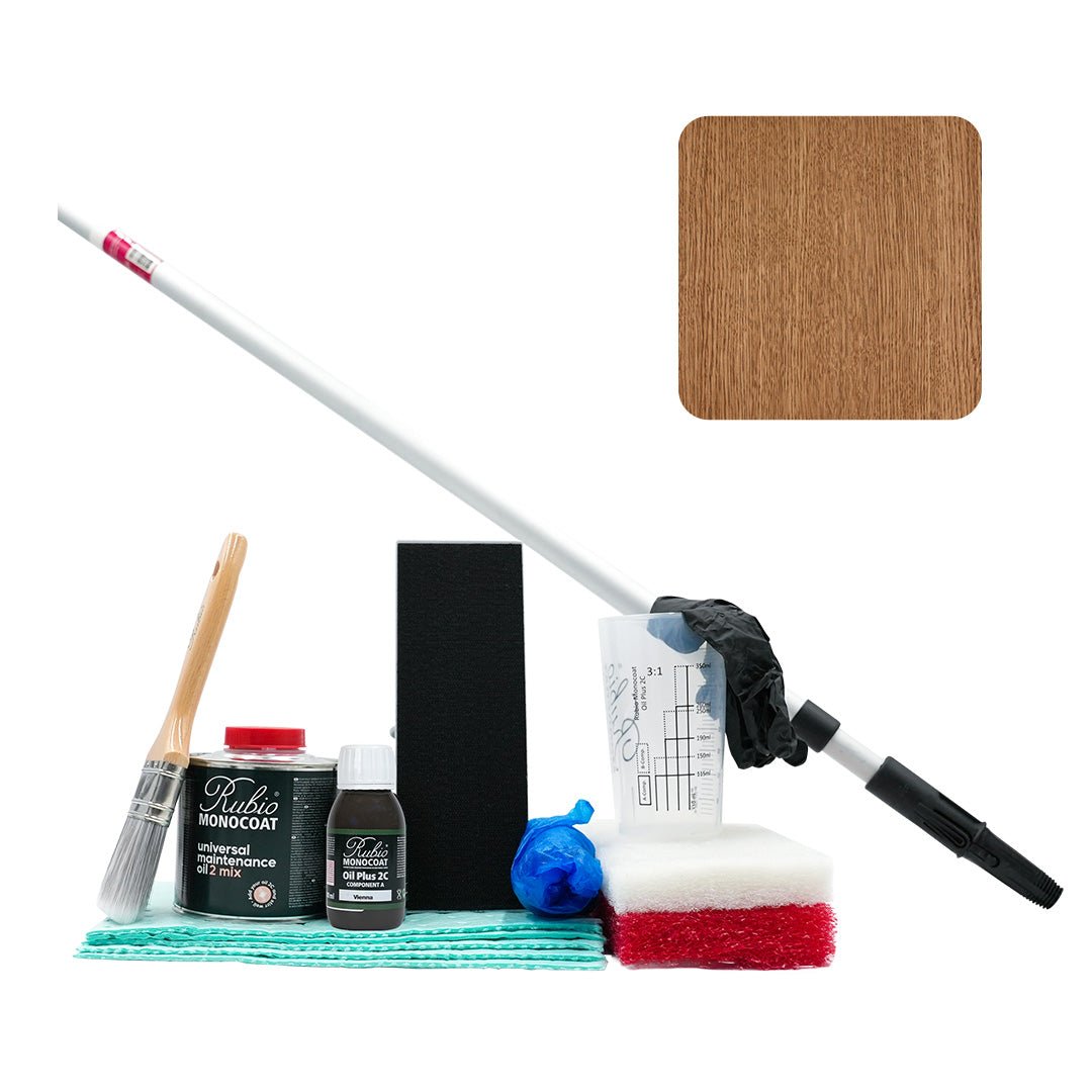 Rubio Monocoat Floor Care Bundle, vedligeholdelsespakke til oliebehandlede trægulve