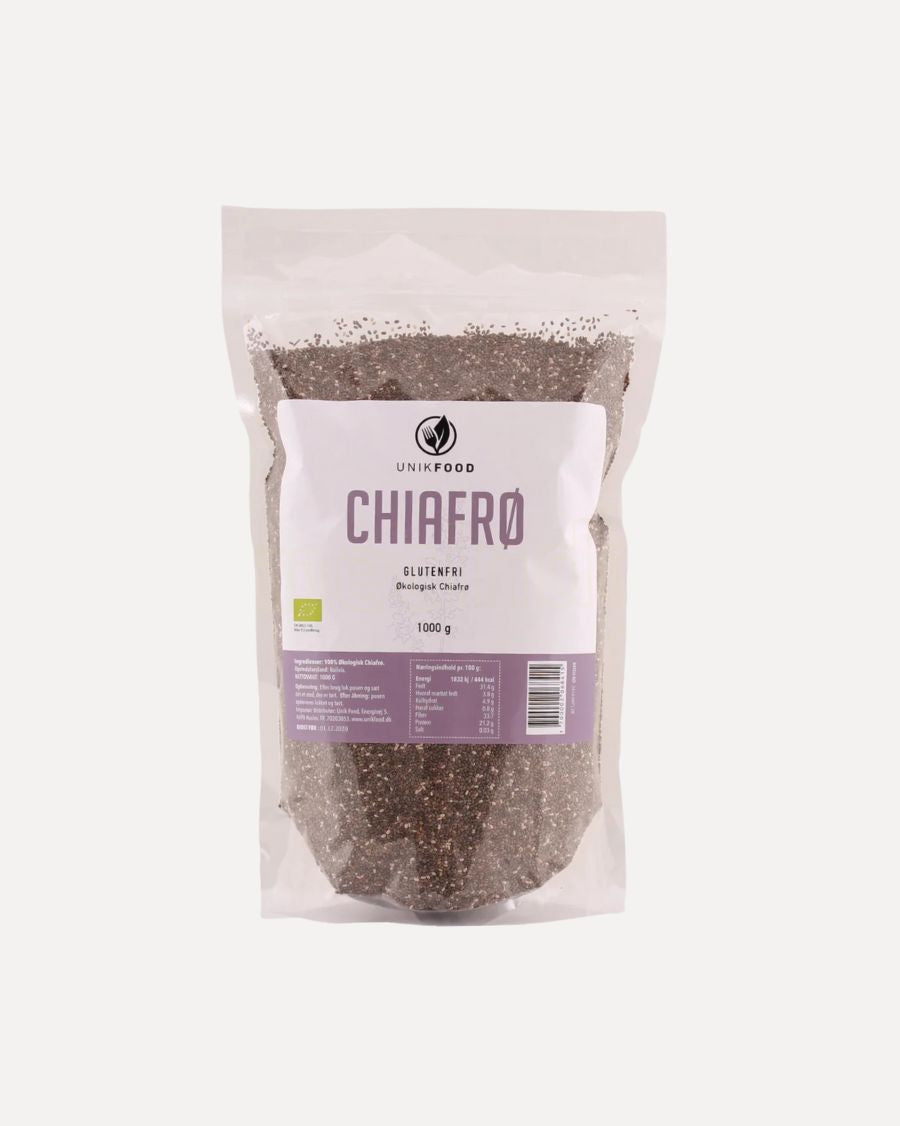 Økologiske chiafrø, 1 kg, fra House Of Originals