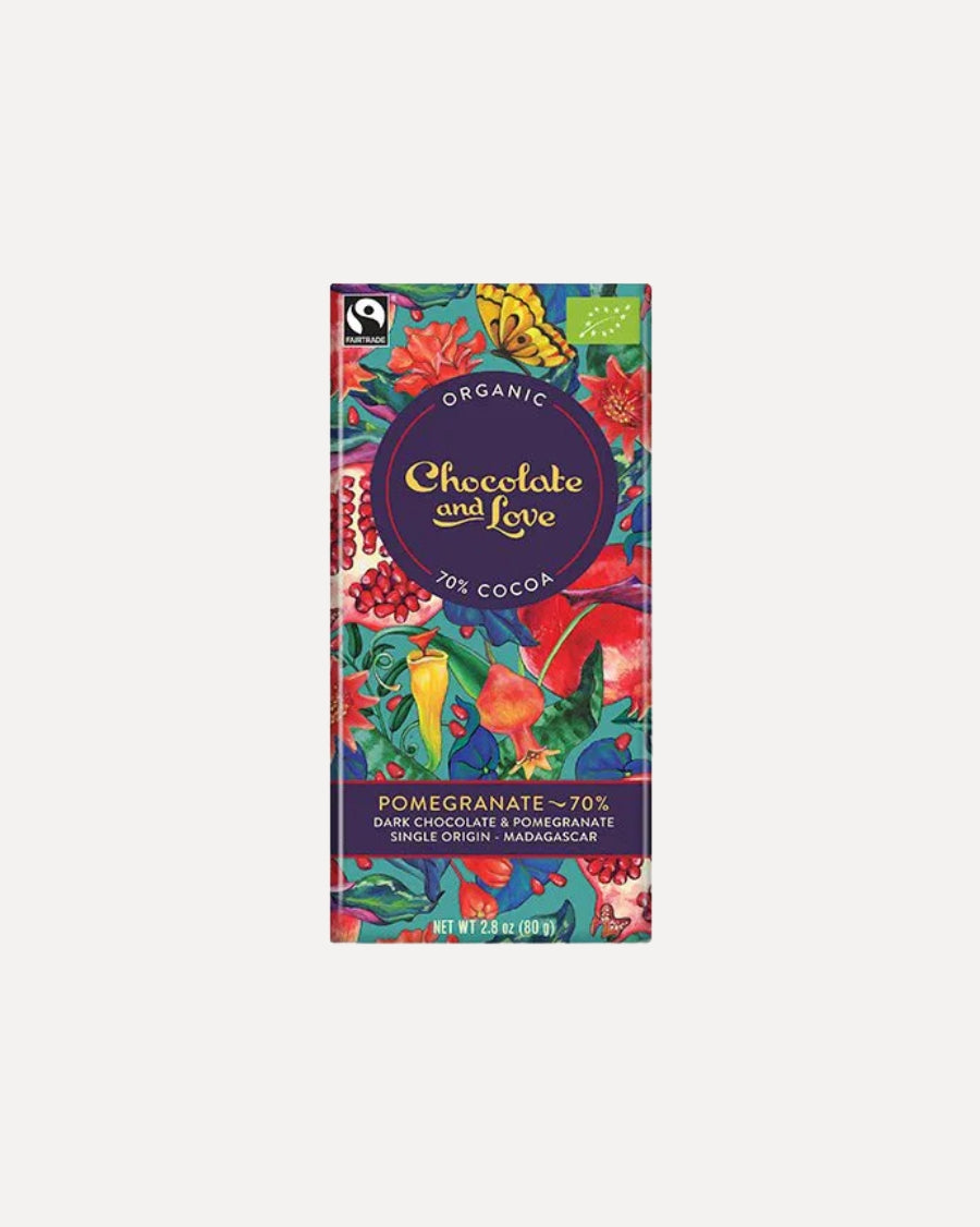 Plade økologisk chokolade Panama 80 % fra Chocolate & Love