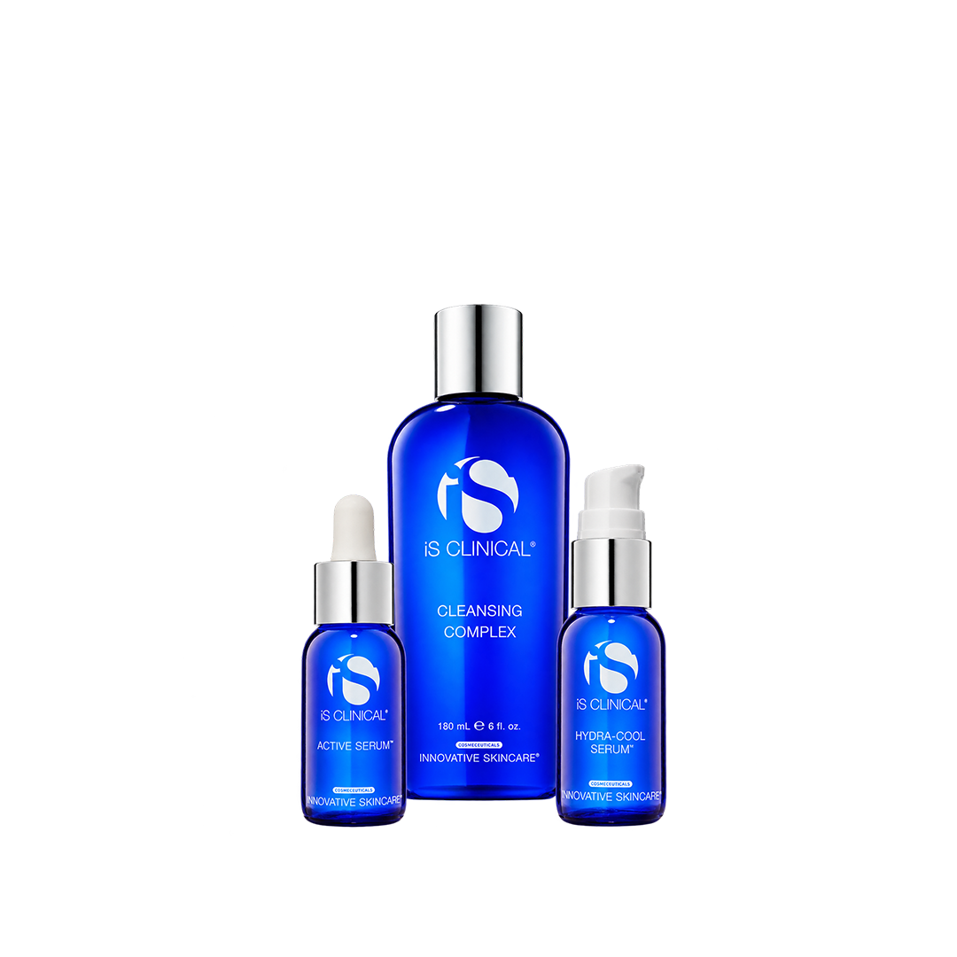 IS Clinical Clarity & Hydrate 3-trins hudplejesæt med rens og serum