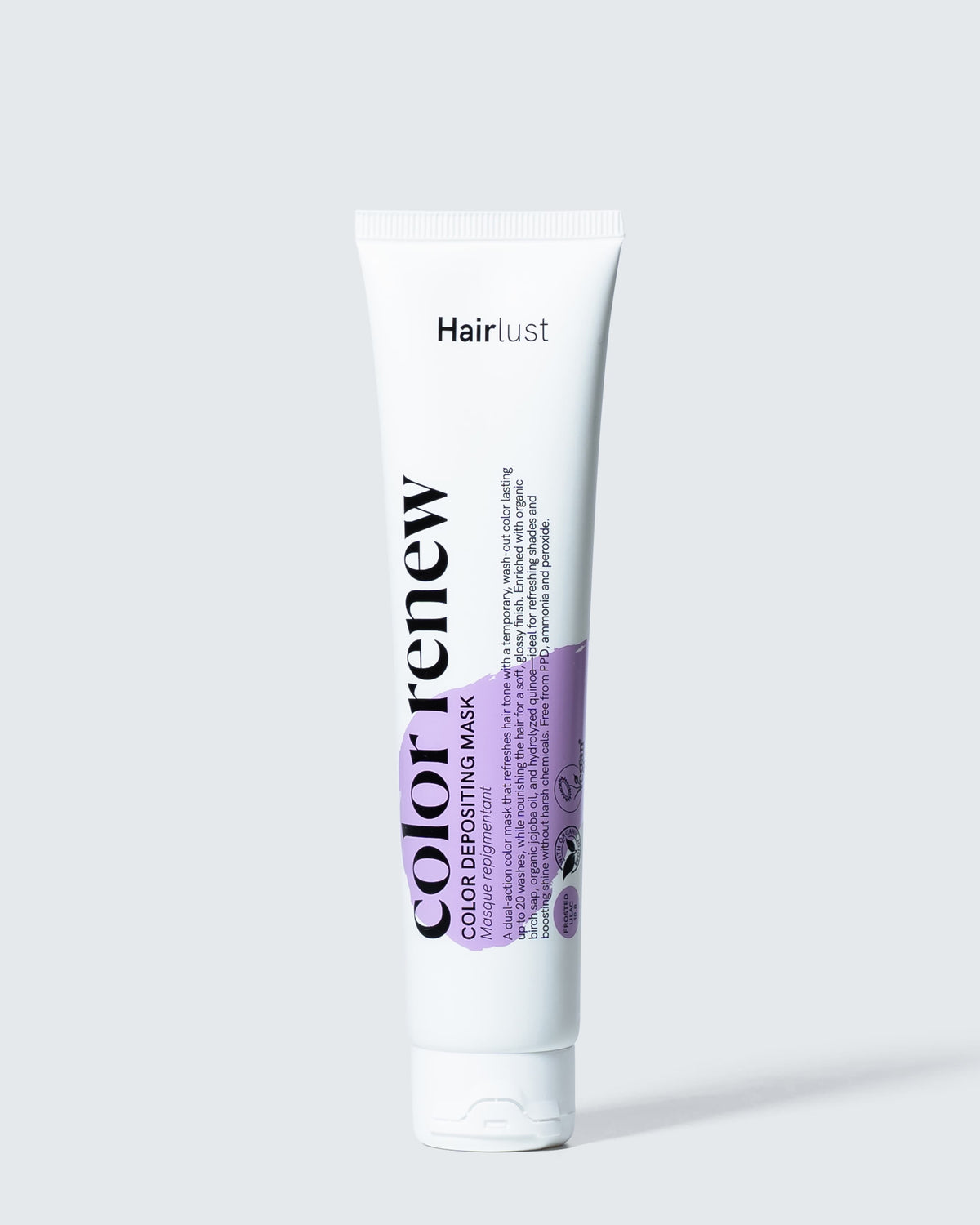 Hairlust Color Renew Color Depositing Mask i den lilla nuance Frosted Lilac
