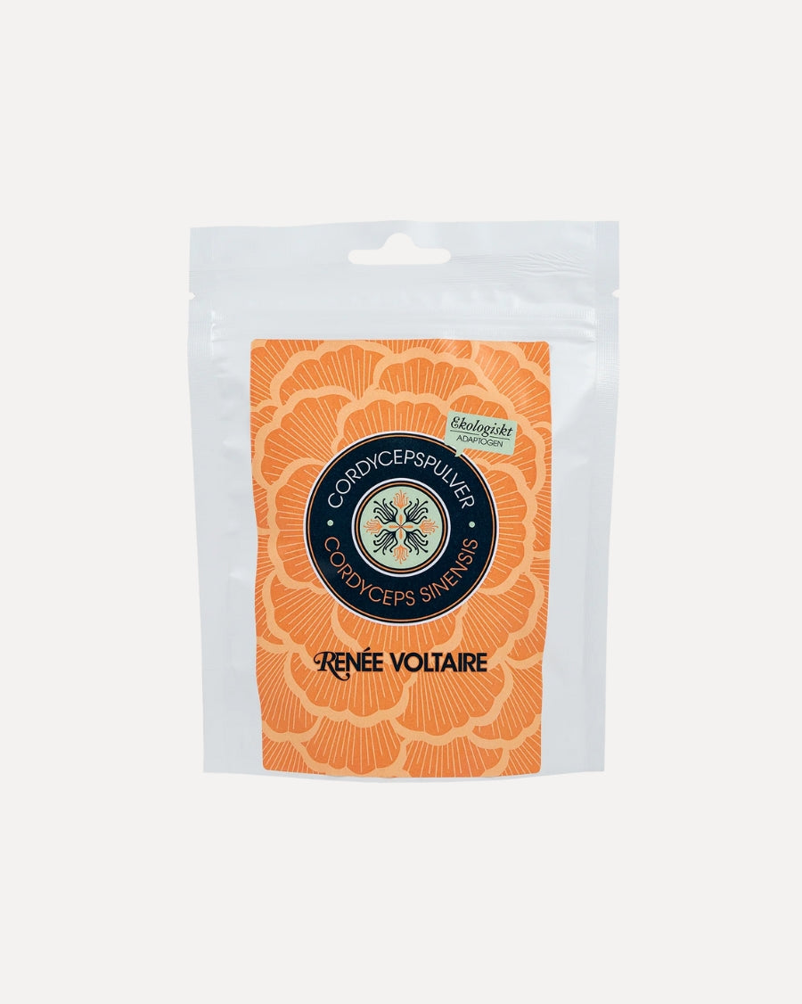 Renée Voltaire økologisk Cordyceps pulver, 100 g, gyldengult tilskudspulver
