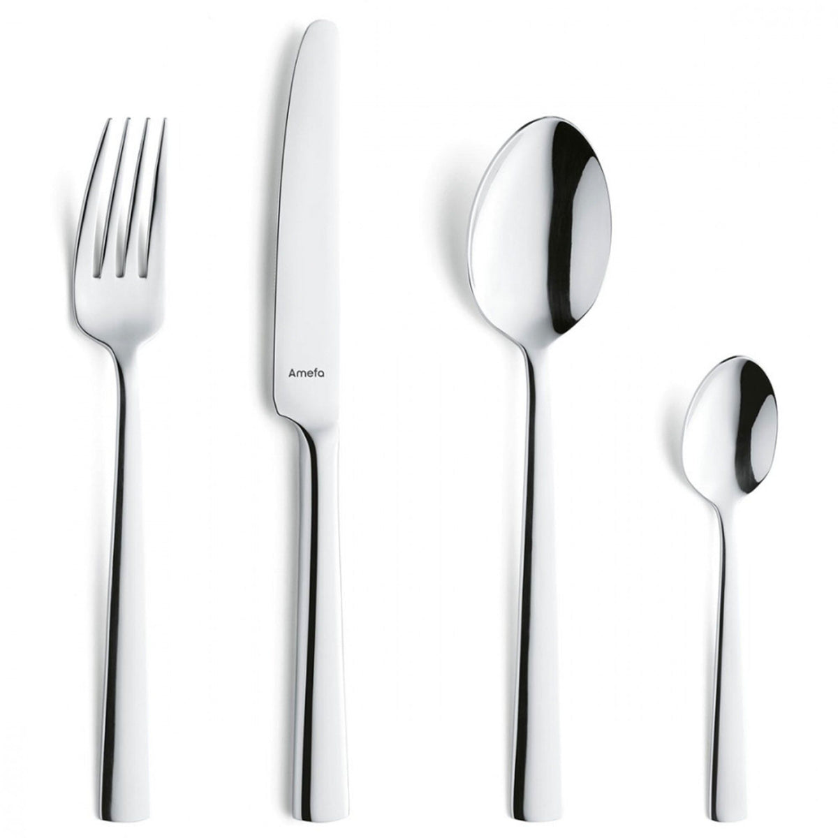 Amefa Moderno bestiksæt med 24 dele i sølvfarvet 18/10 rustfrit stål