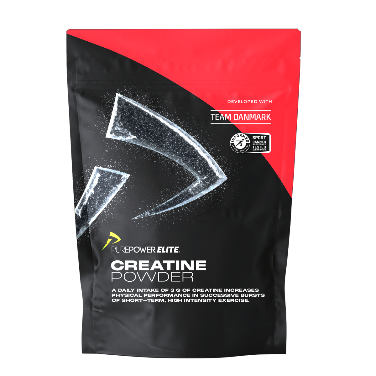 PurePower Elite Creatine kreatintilskud, pakke med 300 g