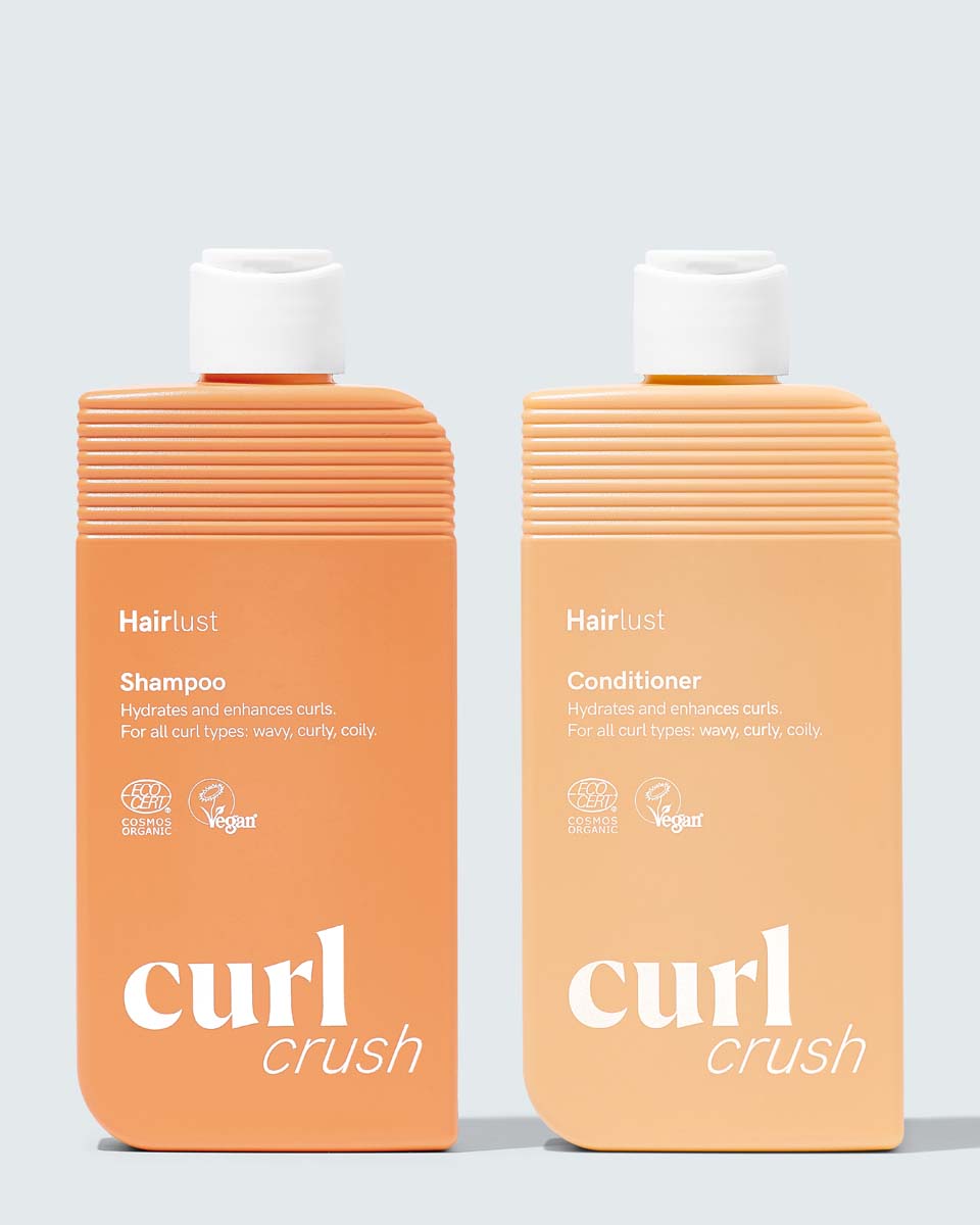 Hairlust Curl Crush Duo sæt med shampoo og balsam til krøllet hår