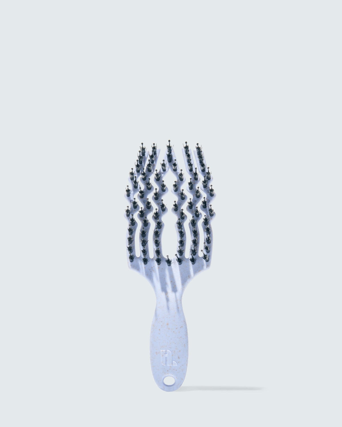 Hairlust Curved Flex Detangler Small i blurple, mindre fleksibel detangle brush