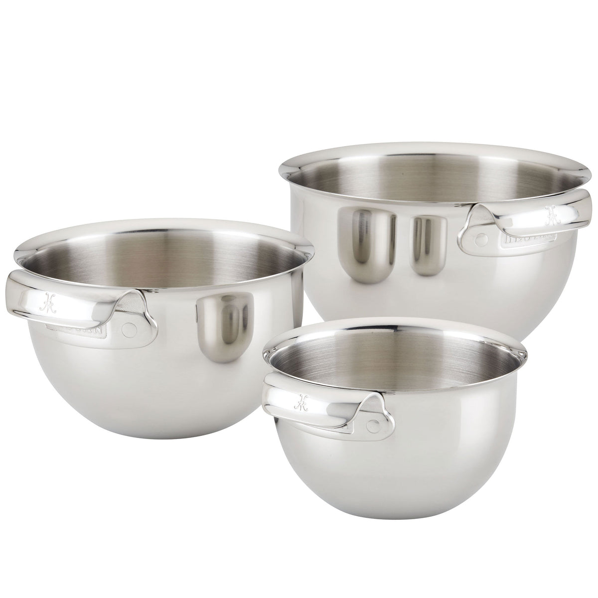 Hestan Provision skålsæt med tre skåle i 18/10 rustfrit stål