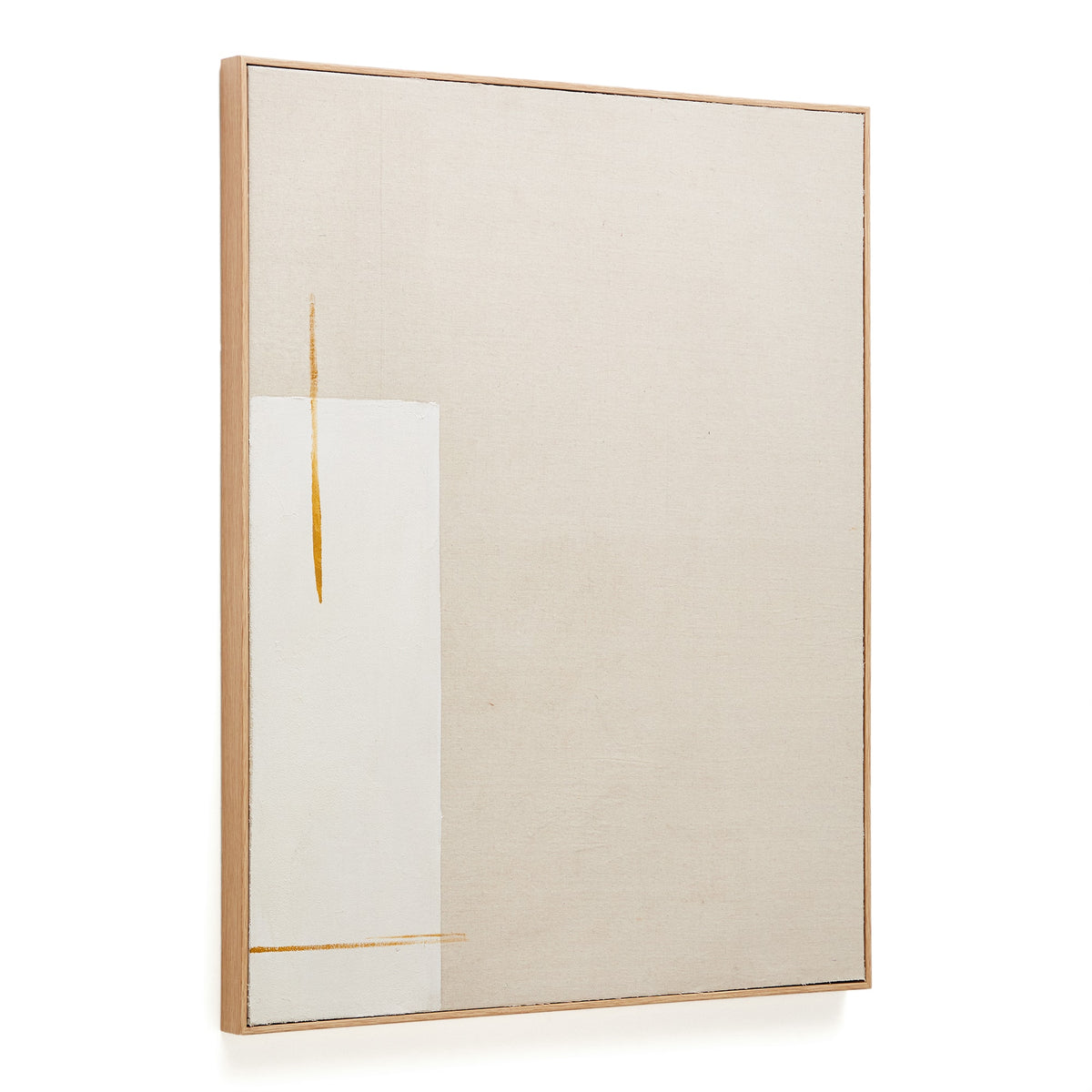 Se KAVE HOME Salin abstrakt maleri med en lodret beige hørstribe, rektangulær - beige lærred (80x100) ❤ Kæmpe udvalg i Kave Home - Køb online på udsalg og tilbud lige nu ❤ Lav fragtpris og hurtig levering - Varenummer: Boboonline-107786 og barcode / Ean: 8433840903422 på lager - Udsalg på Interiør,Billeder og andet til væggen,Malerier,
Interiør,
Billeder og andet til væggen,
Dagligstue,
Billeder til stuen, Få op til 67% i rabat - Over 1.798 brands samlet på udsalg