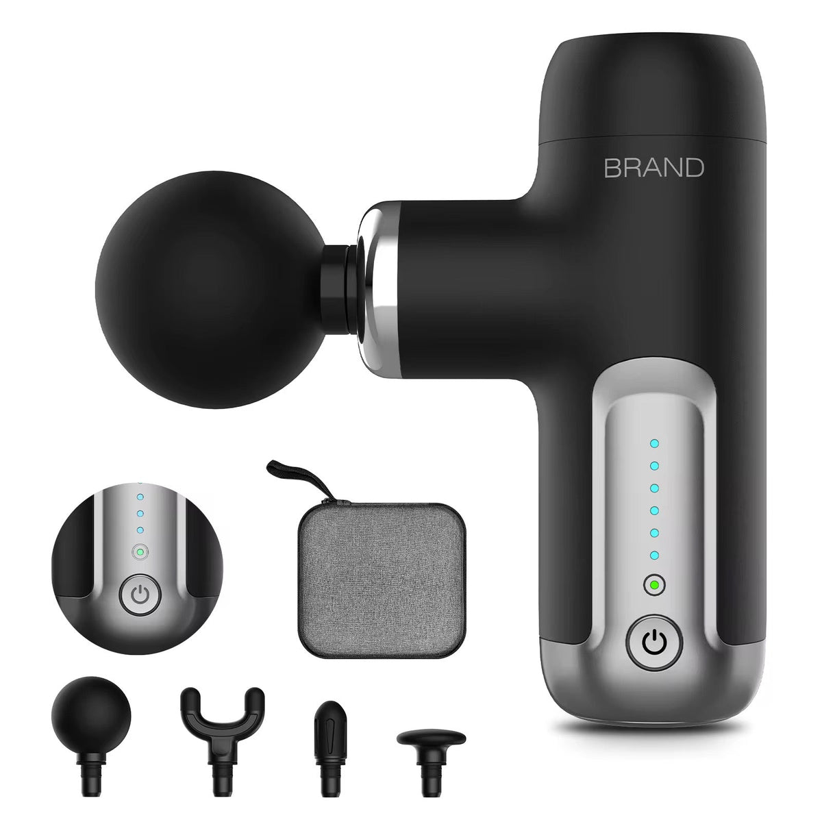 SkySkin mini massagepistol med dyb vibration