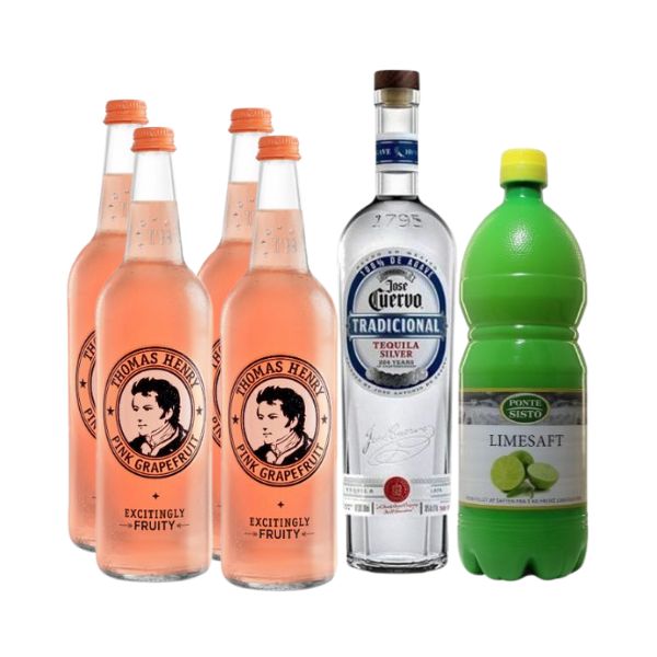 Paloma drinkspakke til at blande tequilacocktailen derhjemme