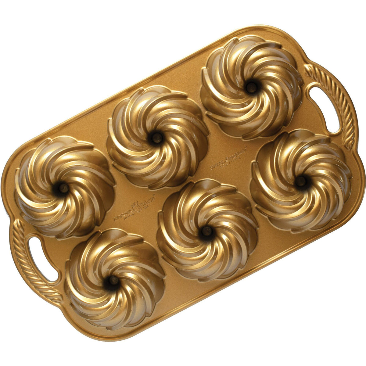 Nordic ware Swirl Bundtlette kageform til portionskager