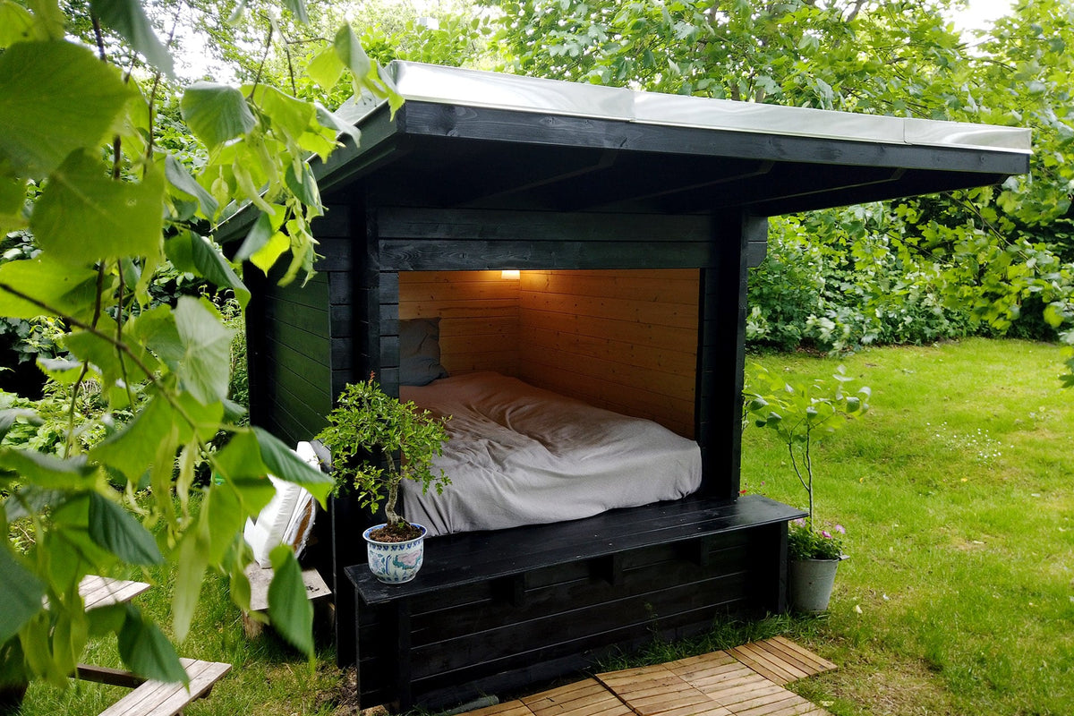 Shelter 1, 3,6 m² shelter til haven, fra Sølund Huse