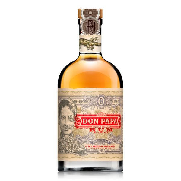 Flaske Don Papa Rum Single Island Rum, 70 cl, mørk rom fra Filippinerne