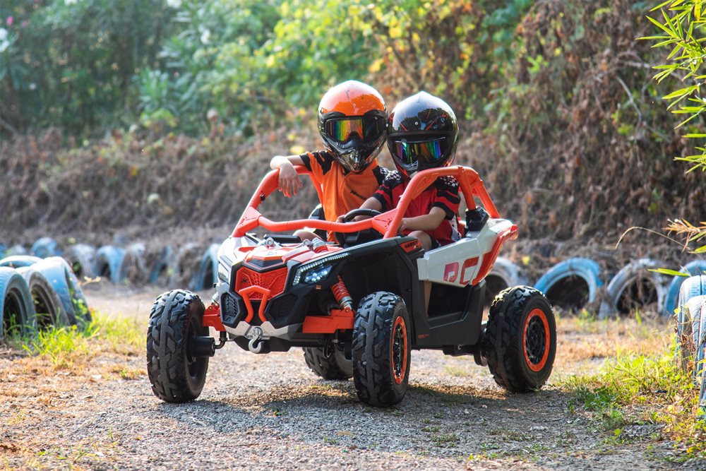 Se License, Can-Am Marverick UTV, orange, 21.6V 5Ah LiâIon batteri 4x200W motorer, stor model ❤ Kæmpe udvalg i License - Køb online på udsalg og tilbud lige nu ❤ Super billig fragt og lynhurtig levering - Varenummer: Bolig&Haven-48693384282442 og barcode / Ean: 5713570003542 på lager - Udsalg på Spar helt op til 79% - Stort udsalg på over 739 brands
